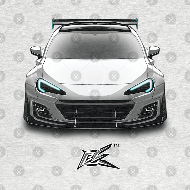 subaru brz wide white by naquash